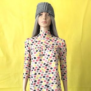 Polka Dot Turtleneck.
